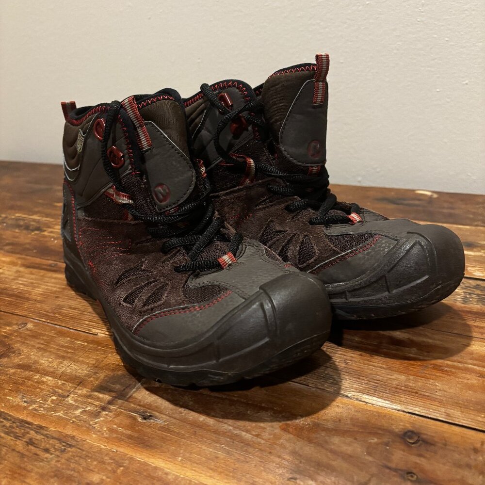Merrell Capra Mid Leather Waterproof size 6 hiking boots